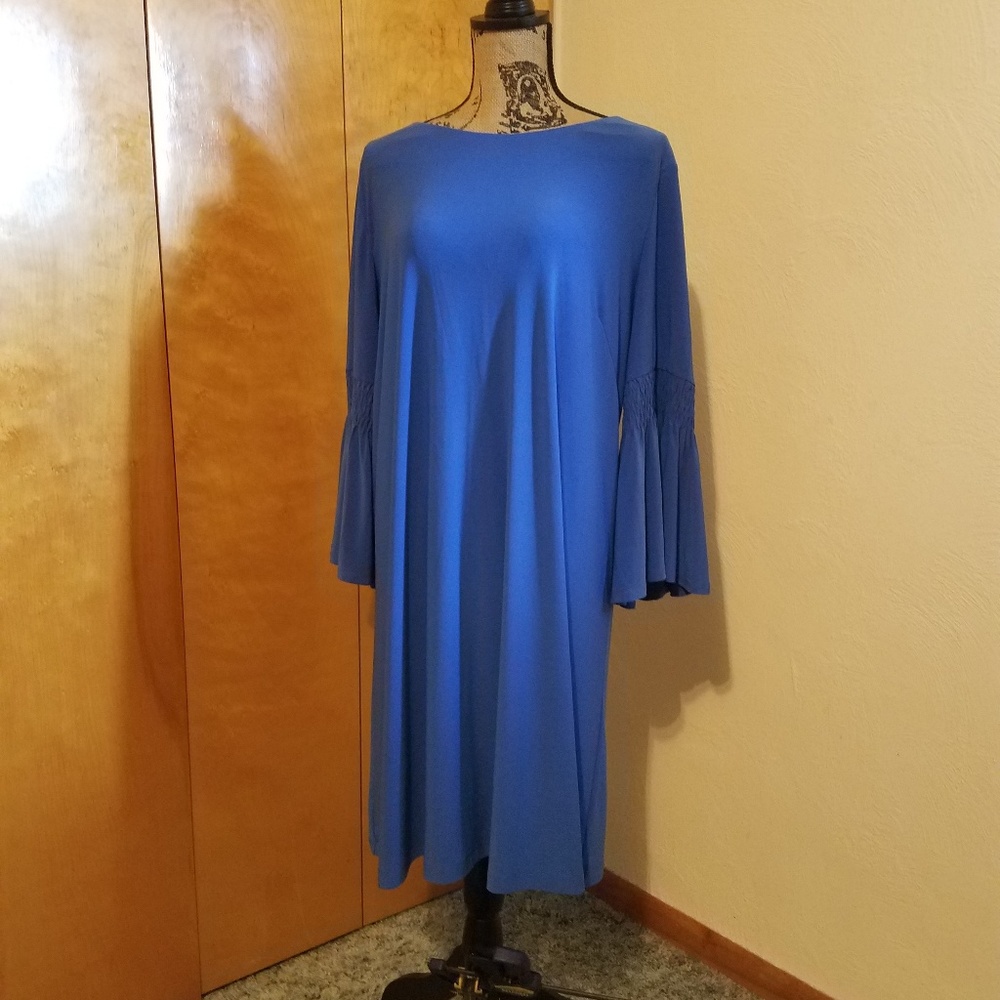 NWT Lane Bryant Ruffle-sleeve Swing Dress